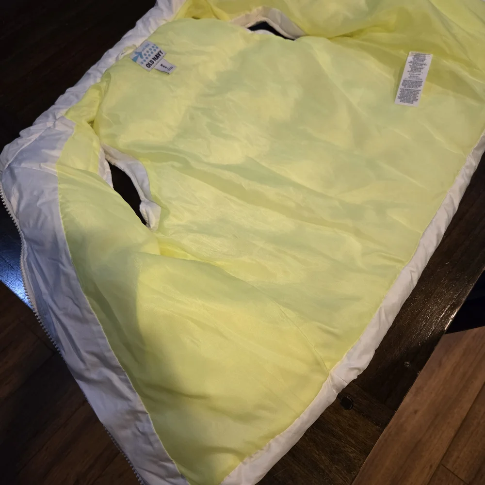 Old Navy Yellow and White Vest